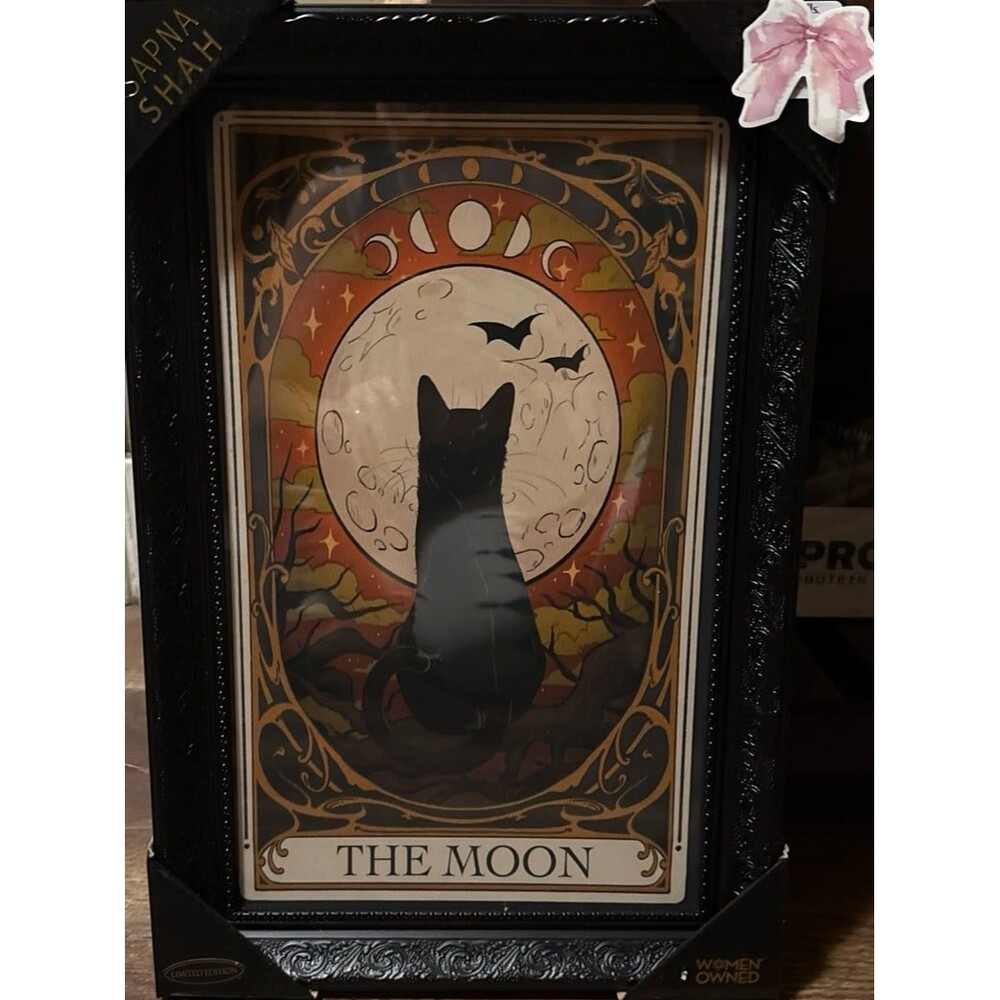 Viral Sapna Shah The Moon Tarot Framed Wall Art